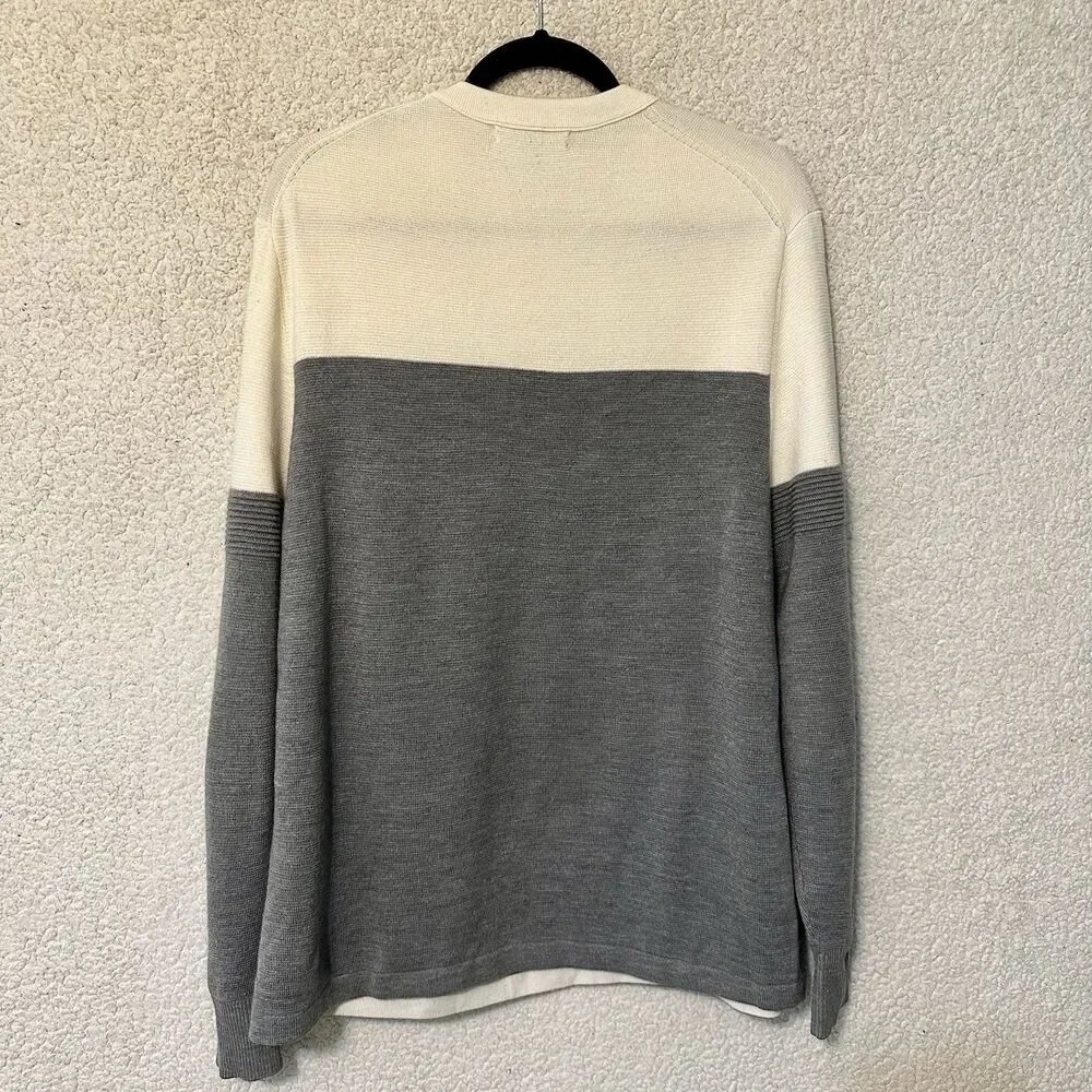 Banana republic‎ Wool Blend colorblock sweater size XL capsule